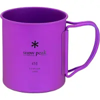 Snow Peak Mug en titane simple paroi 450