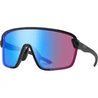 Smith - Lunettes de soleil - Bobcat Matte Black ChromaPop Low Light Rose Blue Mirror - Noir