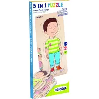 Beleduc Puzzle Anatomie Masculine 5 En 1 29 Pièces