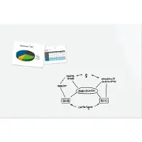 Sigel Tableau magnétique en verre Be!Board, (l)1.800 x (h)1.200 mm, blancá (Tableau magnétique, 180 x 120 cm)
