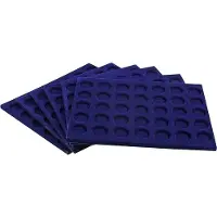 Safe Coffret en aluminium pour pièces de 2 euros, Bleu