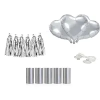 Sans marque Kit de décoration de voiture pour les mariages DIY (1 pcs)