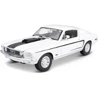 Maisto Véhicules Miniatures Die Cast 1/18 Ford Mustang Gt Cobra Jet Fb 1968 - Bleue