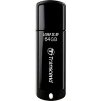 Transcend Jetflash 350 Usb 2.0 64gb Pendrive Noir