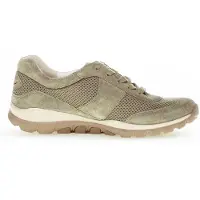 Gabor ROLLINGSOFT Chaussures à lacets confortables pour dames, vert Loisirs NEUF