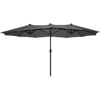 SenS-Line Parasol Marbella H 270 cm anthracite avec manivelle