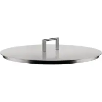 Alessi Couvercle CONVIVIO argentée, Poêle + casserole : accessoires, Argent