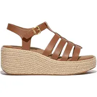 FitFlop Sandales à talons compensés Fisherman, marron, taille 37 (EU), femme, marron, taille 37 (EU)