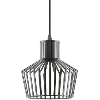 Leitmotiv - Lampe à suspendre Lignes Cap - Noir
