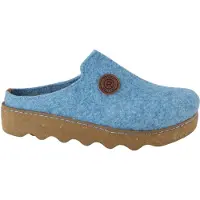 Rohde Pantoufle bleu chiné / brocart