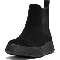 Original Brands FitFlop Damen Chelsea Boot F-MODE SU schwarz