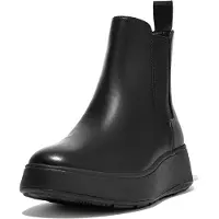 FitFlop Bottes Chelsea à plateforme en cuir femmes - All Black