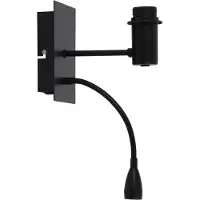 Light & Living - applique murale - Regina - noir - métal - luminaire individuel - LED_E27 - 3109558
