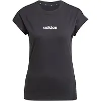 Adidas T-shirt fonctionnel 'Essentials' noir / blanc