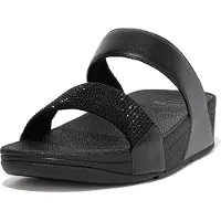 FitFlop Lulu Crystal Sandales Noir UE 36 Femme Noir UE 36
