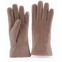 Warmbat Leder Damen Handschuhe - Taupe - Grösse xl