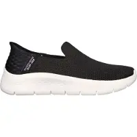 SKECHERS Slip-Ins : GO WALK Flex - Relish 124963-BKW, Baskets, Femme, Noir