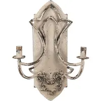 Clayre & Eef Applique 41x17x60 cm Beige Métal