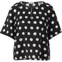 s.Oliver Chemisier noir / blanc