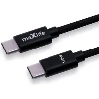 MaXlife câble de charge rapide 100W USB-C - USB-C 1m