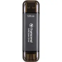 Transcend SSD 128GB ESD310C Portable, USB 10Gbps, Type-C/A