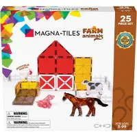 Magna-Tiles Ensemble d'aimants - 25 Parties - Farm Animals - - UneTaille - Jouets Magnétiques