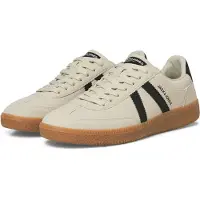 Jack & Jones Baskets basses 'JFWKIRK' greige / noir / blanc
