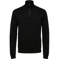 Selected Pull-over 'Berg' noir
