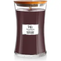 Woodwick Phantom Cherry bougie parfumée avec mèche en bois 609.5 g