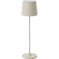 Brilliant Lampe de table d'extérieur LED Kaami, lampe de table LED portable, USB, 37 cm, 310 lm, 3000 K, intensité réglable, beige