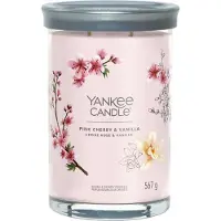 Yankee candle - Pink Cherry & Vanilla Signature Tumbler Candle ( r¿?ové t¿e?n¿ a vanilka ) - Vonná sví¿ka 567.0g