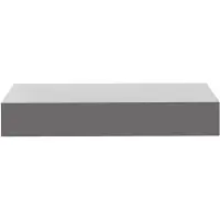 Finori Tablette murale Shelvy 23cm - gris brillant