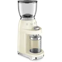 Smeg 50s Style Electric Coffee Grinder Clair One Size / EU Plug 220V