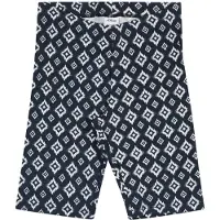 s.Oliver Leggings bleu foncé / blanc