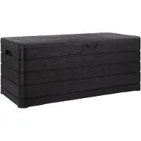 Toomax Coffre de jardin en résine 320 kg – 152 cm - DOLOMITI 640L Anthracite