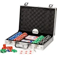 Clown Games Poker Set in Aluminium Koffer