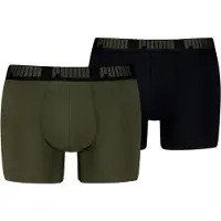 Puma Boxer Briefs (2-Pack) Men, Vêtements, Forest Night Tonal, 2