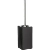 Spirella Quadro Porte Balai Wc - 45x11,5x11,5cm - Noir