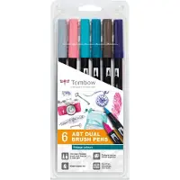 Tombow Fibre Painter Vintage Colours (6x)