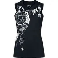 Gothicana by EMP Top Gothic de - M - XXL - pour Femme - noir - Taille M