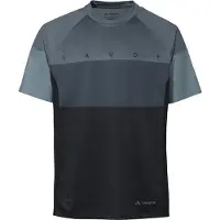 Vaude Bike Moab Vi Short Sleeve T-shirt Bleu,Gris L Homme
