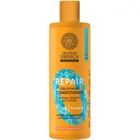 Natura Siberica Oblepikha O Professional Restructuring Conditioner, avec 3x Hippophae & Keratin pour cheveux secs et abîmés, 400ml