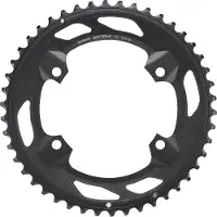 Shimano Fc-rx600-10s Para 46-30t Chainring Argenté 46t