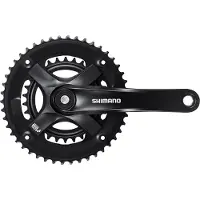 Shimano Touney Ty501 8s Crankset Noir 170 mm / 46/30t