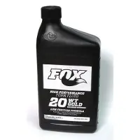FOX Huile de suspension 20wt Gold 946ml Noir Noir One Size