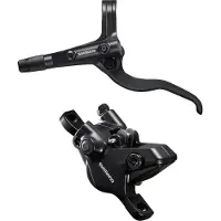 Shimano Frein a disque vtt hydraulique mt401 avant noir durite 1000mm ajustable systeme double piston (sans disque) (kit)