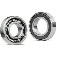 Cema 6003 Roulement de moyeu En acier chromé Argent 17 x 35 x 10 mm Argent 17 x 35 x 10 mm