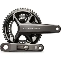 4iiii Precision 3+ Pro Dual Ultegra FC-R8100, pédalier avec capteur de puissance, compatible avec Apple Find My, couleur argent, longueur 172,5 mm, plateaux 50/34t, couleur argent, longueur 172,5 mm