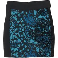 KOROSHI Jupe bleu marine / bleu clair