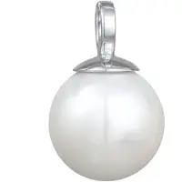 Nenalina Pendentif 'Perle' argent / blanc perle